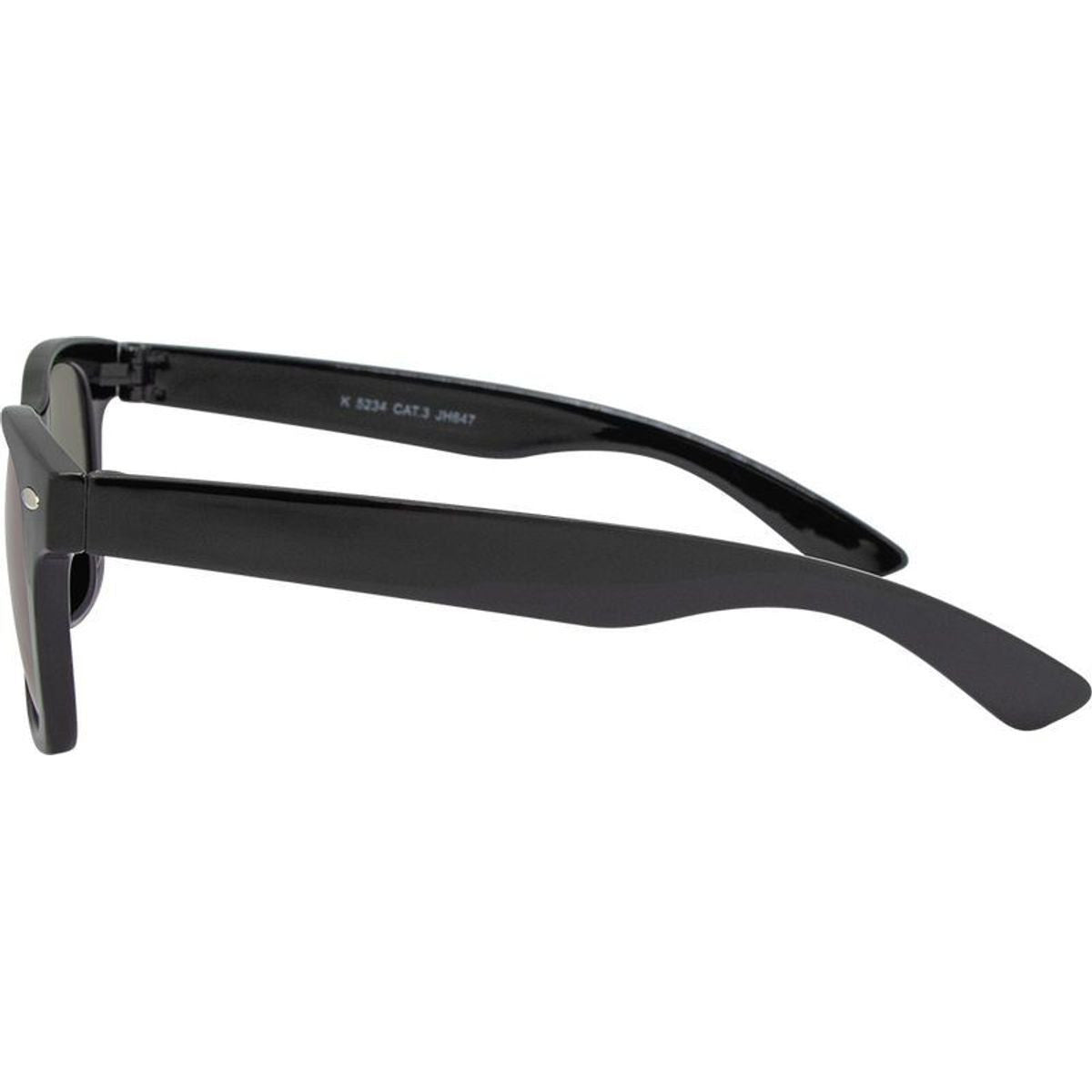 5234, Matte Black/Green Blue Mirror Lenses