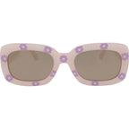 7450, Pink Flower/Brown Polarised Lenses