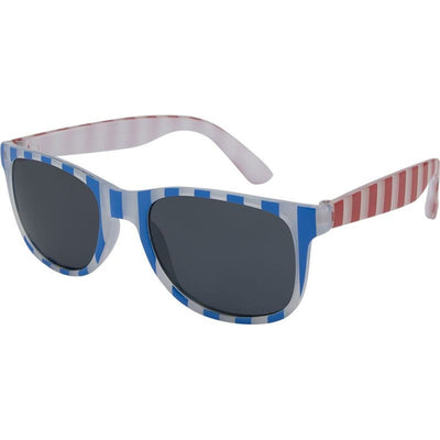 7456, Striped Blue Red/Smoke Lenses