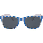 7456, Striped Blue Red/Smoke Lenses