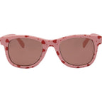 7457, Pink Red Hearts/Brown Lenses