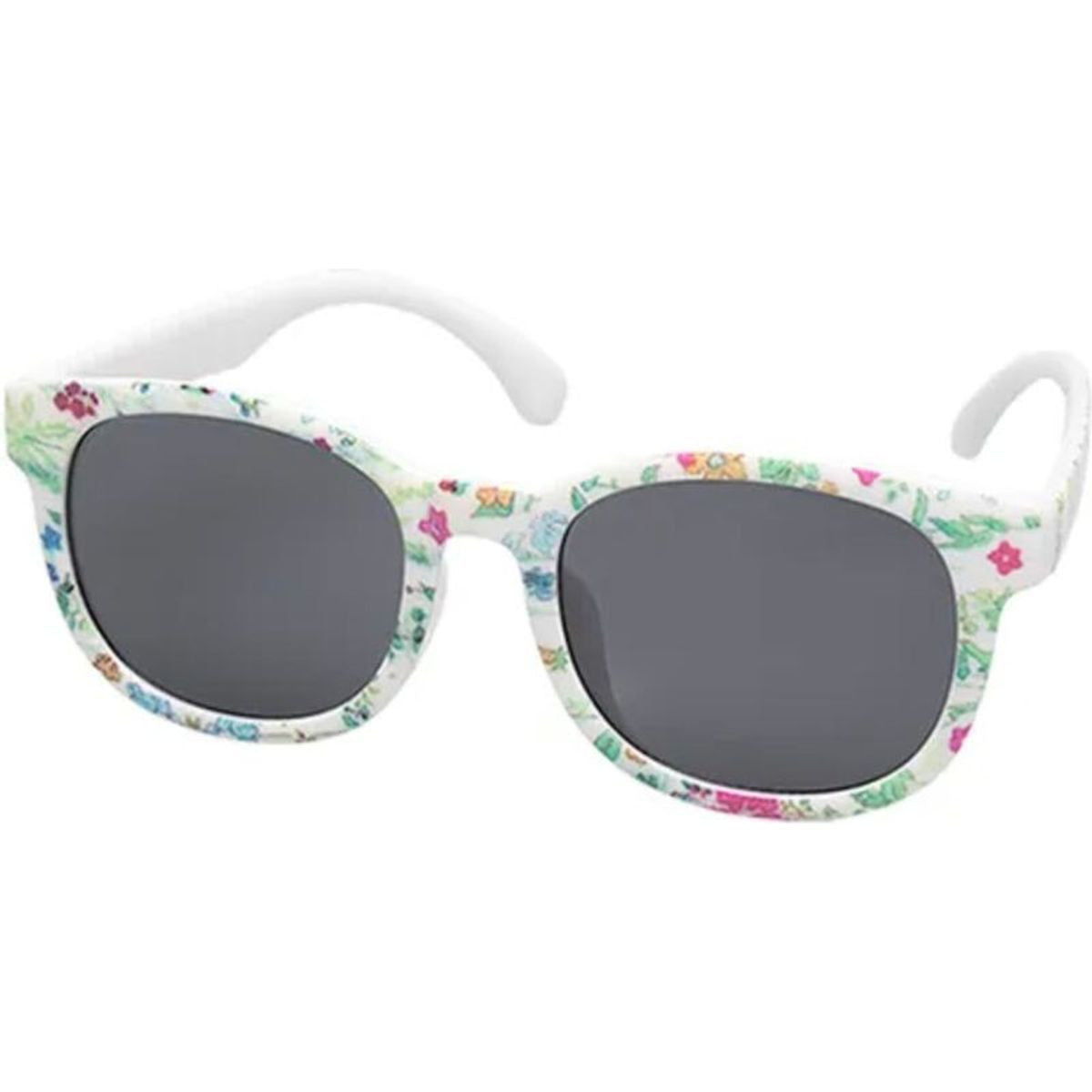 1812, White Floral/Smoke Lenses