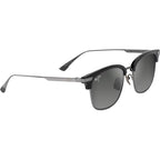 Kalaunu Alt Fit, Shiny Black and Dark Silver/Neutral Grey Polarised Lenses