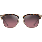 Kalaunu Alt Fit, Shiny Dark Havana and Gold/Maui Rose Polarised Lenses