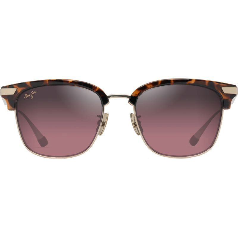 Kalaunu Alt Fit, Shiny Dark Havana and Gold/Maui Rose Polarised Lenses