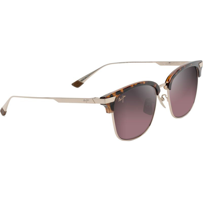 Kalaunu Alt Fit, Shiny Dark Havana and Gold/Maui Rose Polarised Lenses