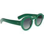 Martin, Monochrome Green/Grey Gradient Lenses