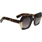 Piaf, Dark Brown Tortoiseshell/Grey Gradient Lenses