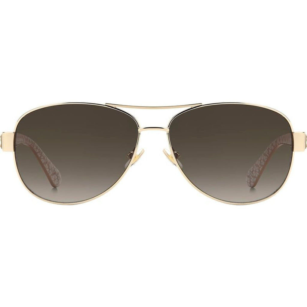 Dalia, Gold and Beige/Brown Gradient Lenses