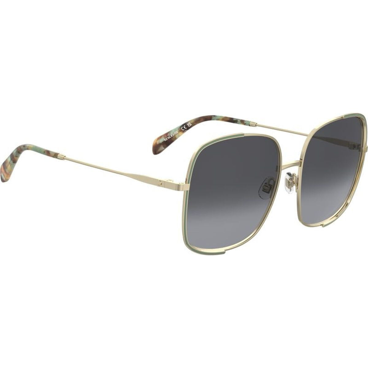 Isla, Gold and Green/Dark Grey Gradient Lenses