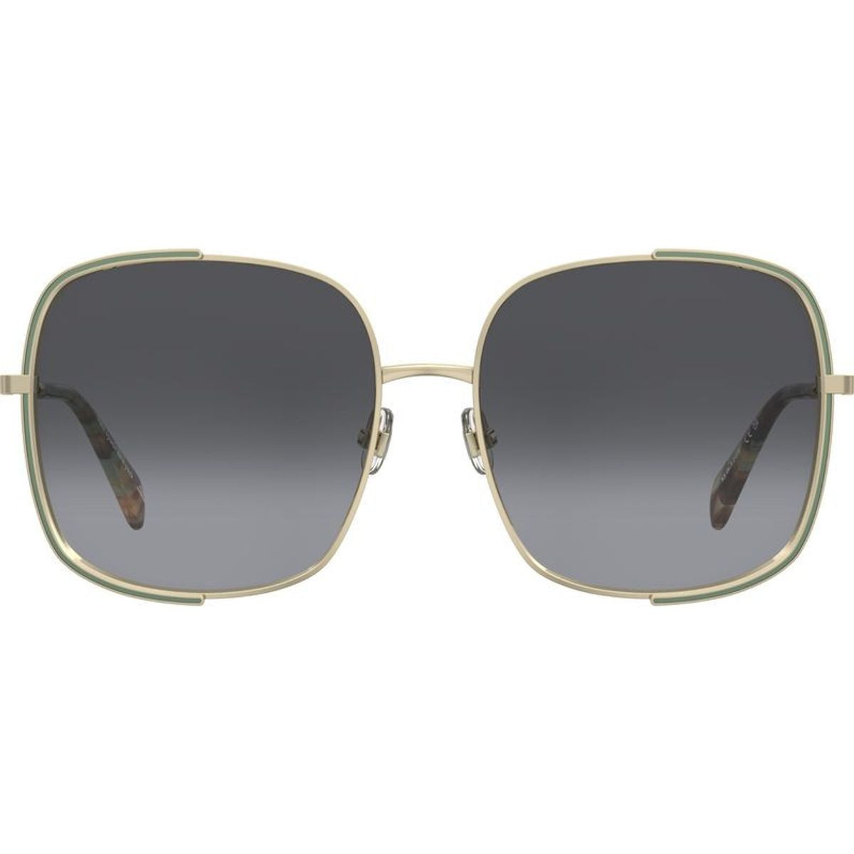 Isla, Gold and Green/Dark Grey Gradient Lenses