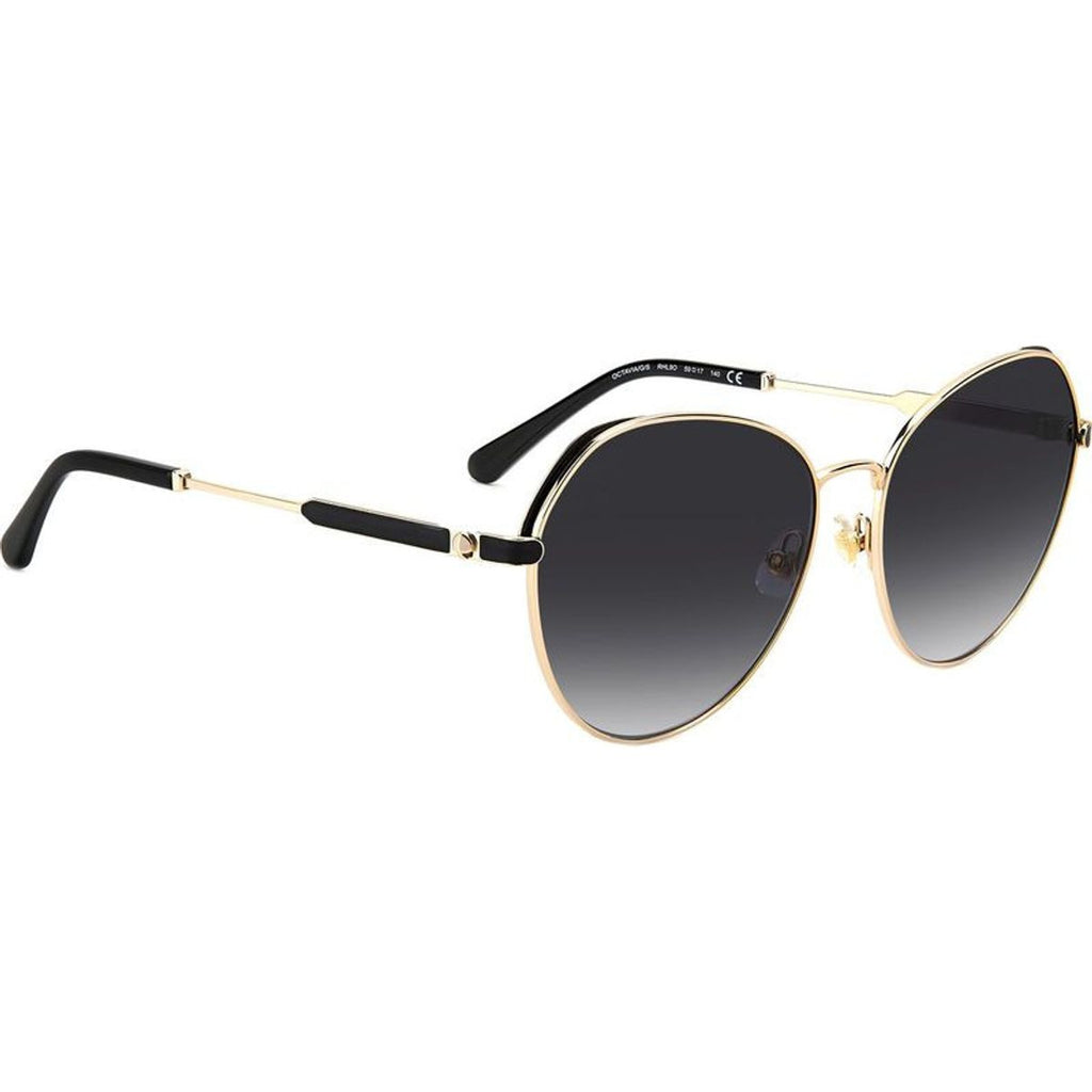 Octavia, Gold and Black/Dark Grey Gradient Lenses