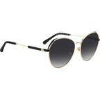 Octavia, Gold and Black/Dark Grey Gradient Lenses