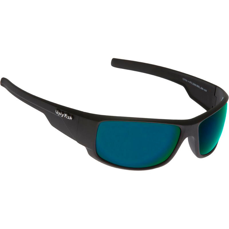 Krypton, Matte Black/Green Mirror Polarised Lenses