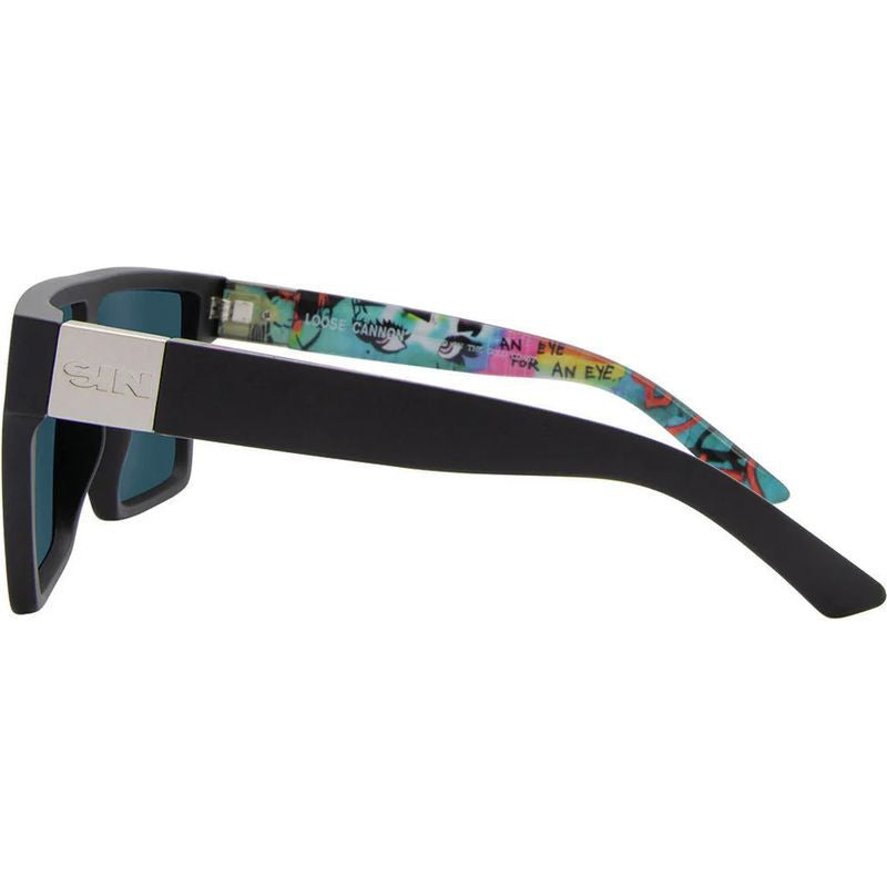 Loose Cannon, Black/Pink Mirror Polarised Lenses