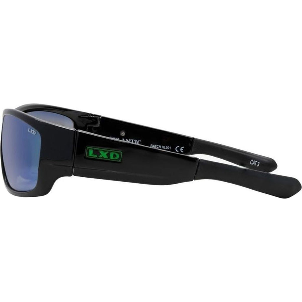 Atlantic, Black/Blue and Green Mirror Polarised Glass Lenses
