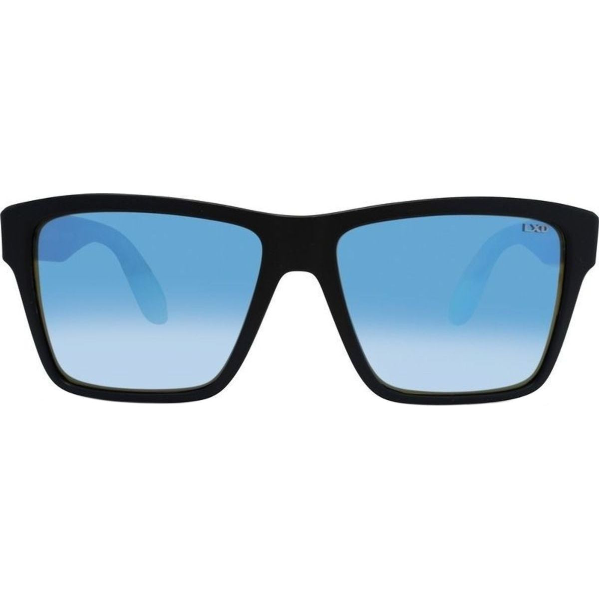 Caspian, Matte Black/Blue Mirror Polarised Glass Lenses