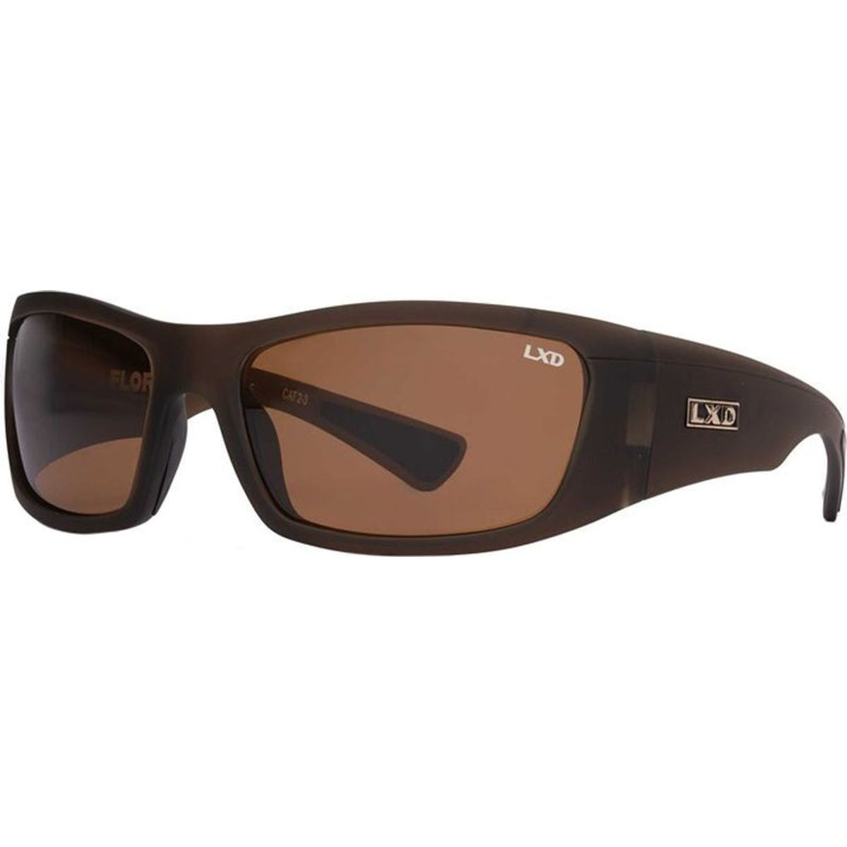 Flores, Matte Xtal Beer/Brown Photochromic Polarised Glass Lenses
