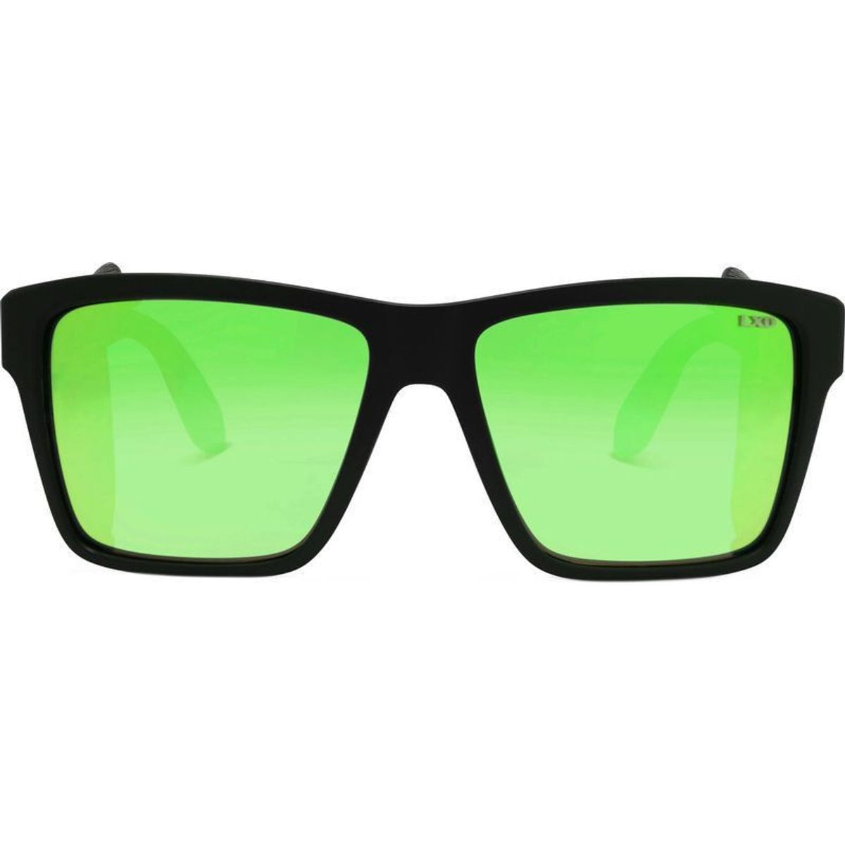 XG Brooksy, Matte Black/Green Mirror Glass Polarised Lenses