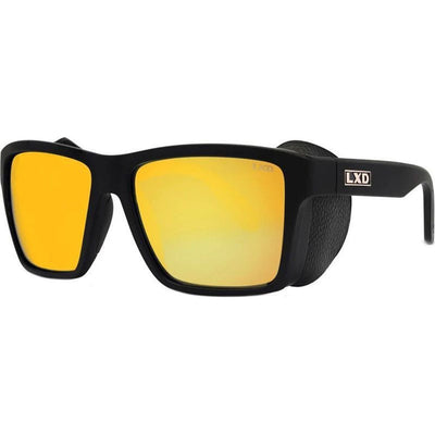 XG Brooksy, Matte Xtal Black/Orange Mirror Glass Polarised Lenses