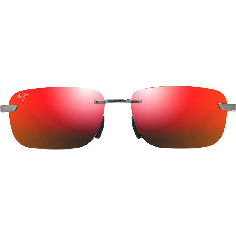Lanakila, Shiny Light Ruthenium/Hawaii Lava Mirror Polarised Lenses