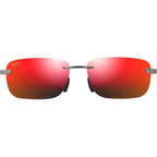 Lanakila, Shiny Light Ruthenium/Hawaii Lava Mirror Polarised Lenses