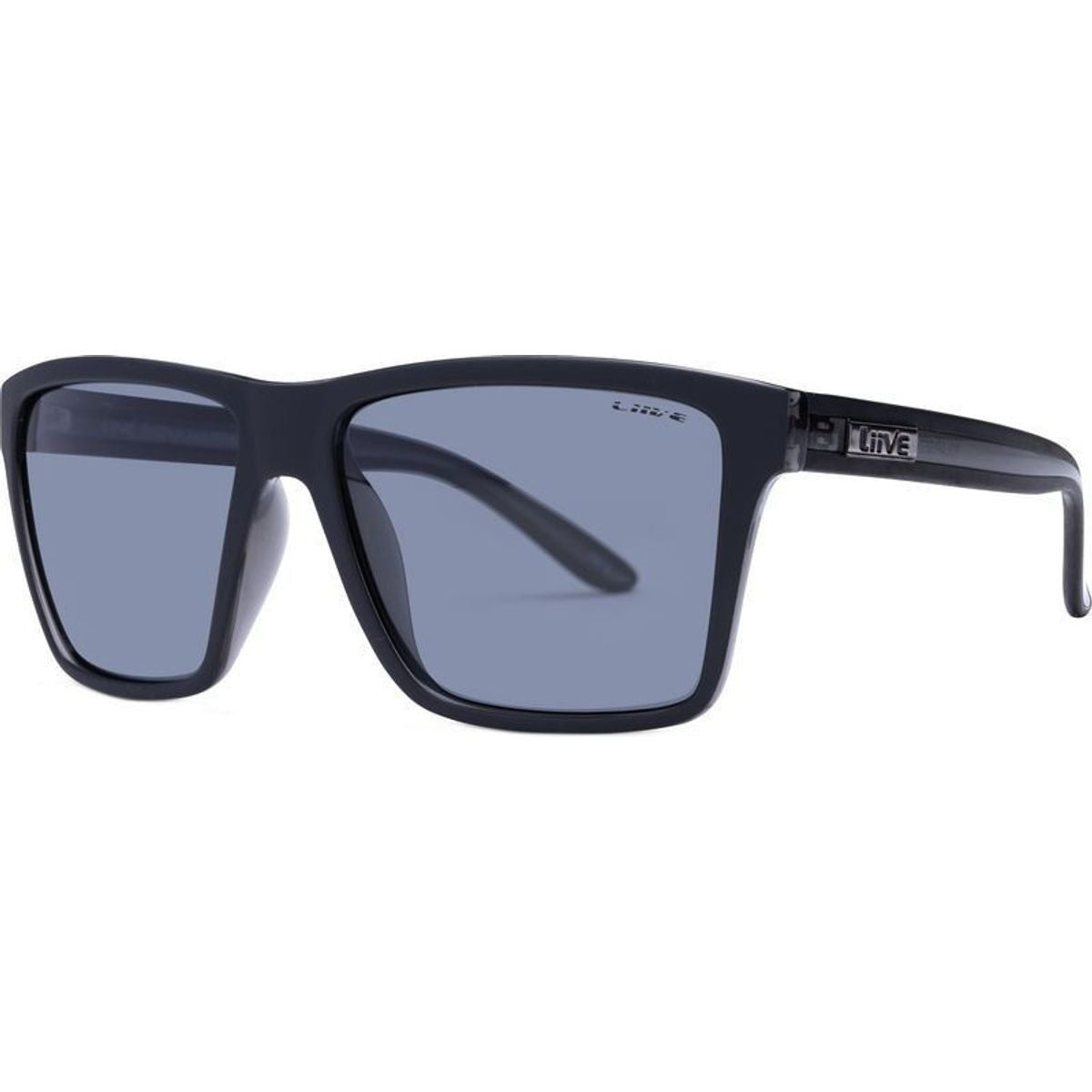 Bazza, Matte Black Xtal Black/Grey Polarised Lenses