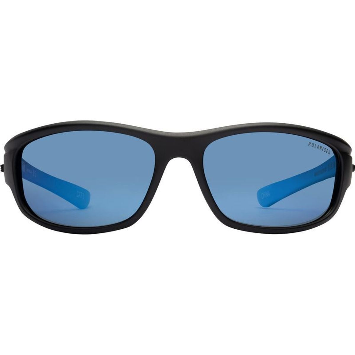 Bream, Matte Black/Blue Mirror Polarised Lenses