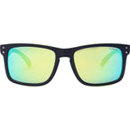 Cheap Thrill, Matte Black and Lime/Green Mirror Lenses