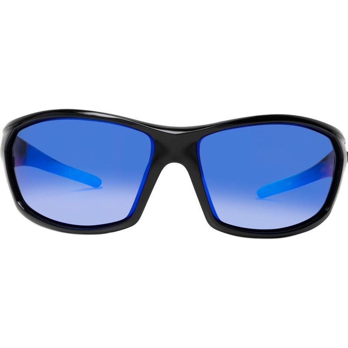 Drill Safety, Black/Blue Mirror Lenses