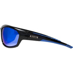 Drill Safety, Black/Blue Mirror Lenses