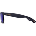 El Capitan, Matte Black/Blue Mirror Polarised Lenses