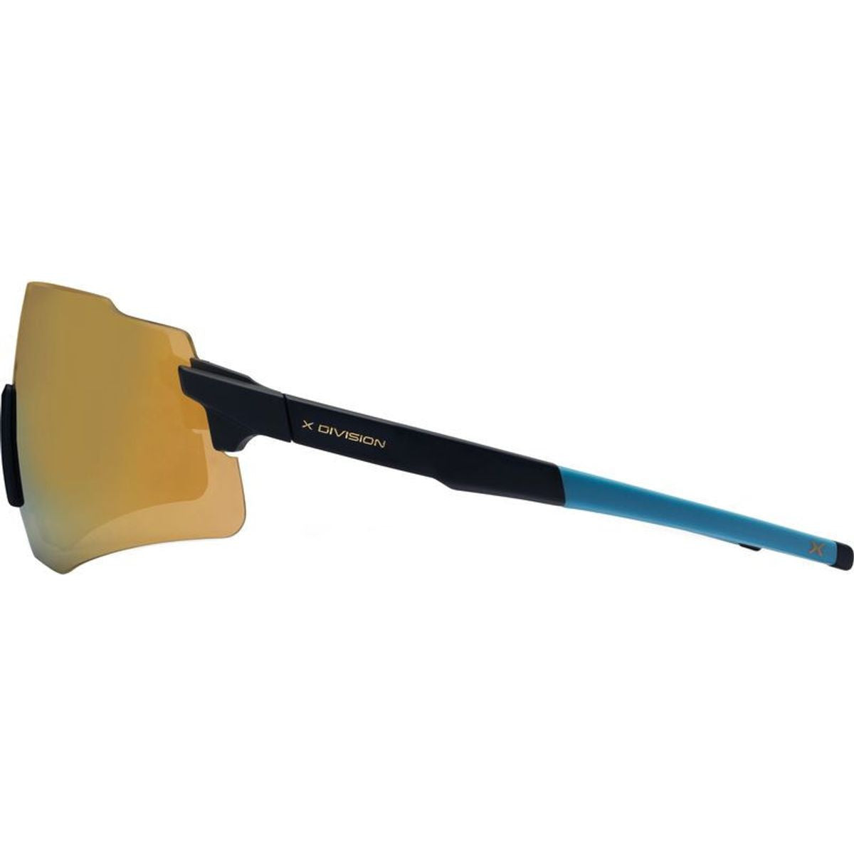 Flow X, Matte Navy/Gold Mirror Lenses