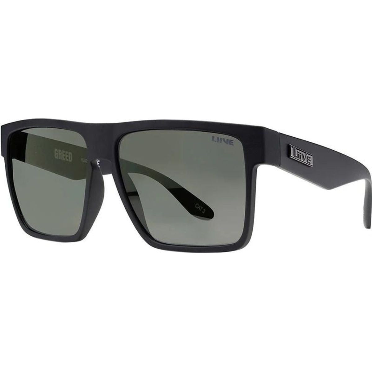 Greed, Matte Black/Grey Polarised Lenses