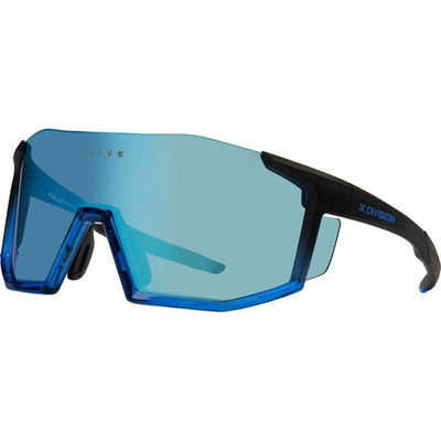 Halo X, Matte Black and Xtal Blue/Sky Blue Mirror Lenses