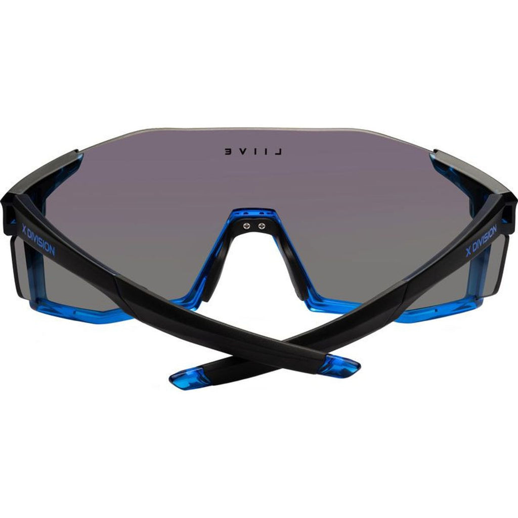 Halo X, Matte Black and Xtal Blue/Sky Blue Mirror Lenses