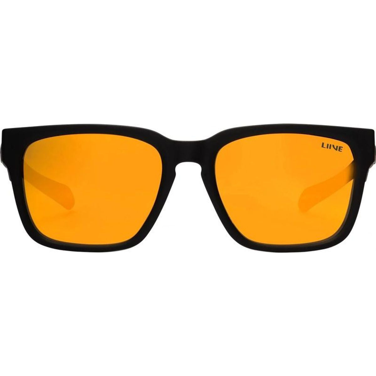 Hi Seas, Matte Black/Orange Mirror Polarised Lenses