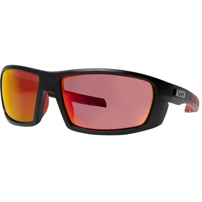 Hunter Safety, Matte Black/Orange Mirror Lenses