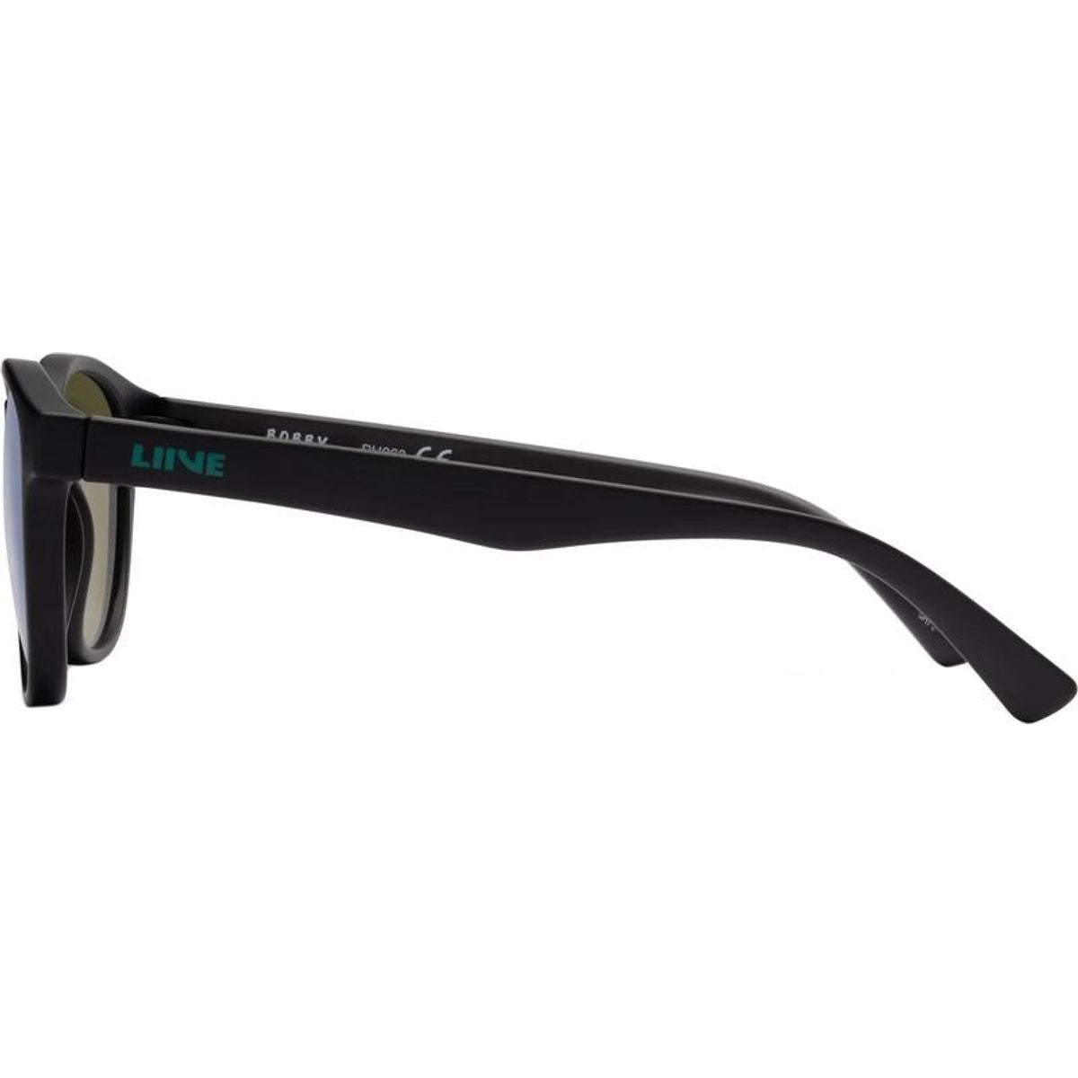 Bobby, Matte Black/Green Mirror Lenses