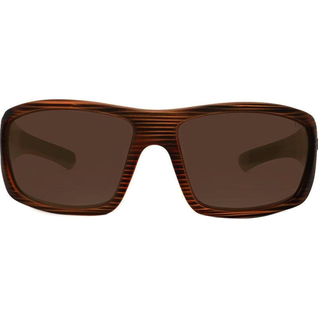 Kuta, Black Wood/Brown Polarised Lenses
