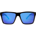 Laguna, Matte Black White/Blue Mirror Polarised Lenses