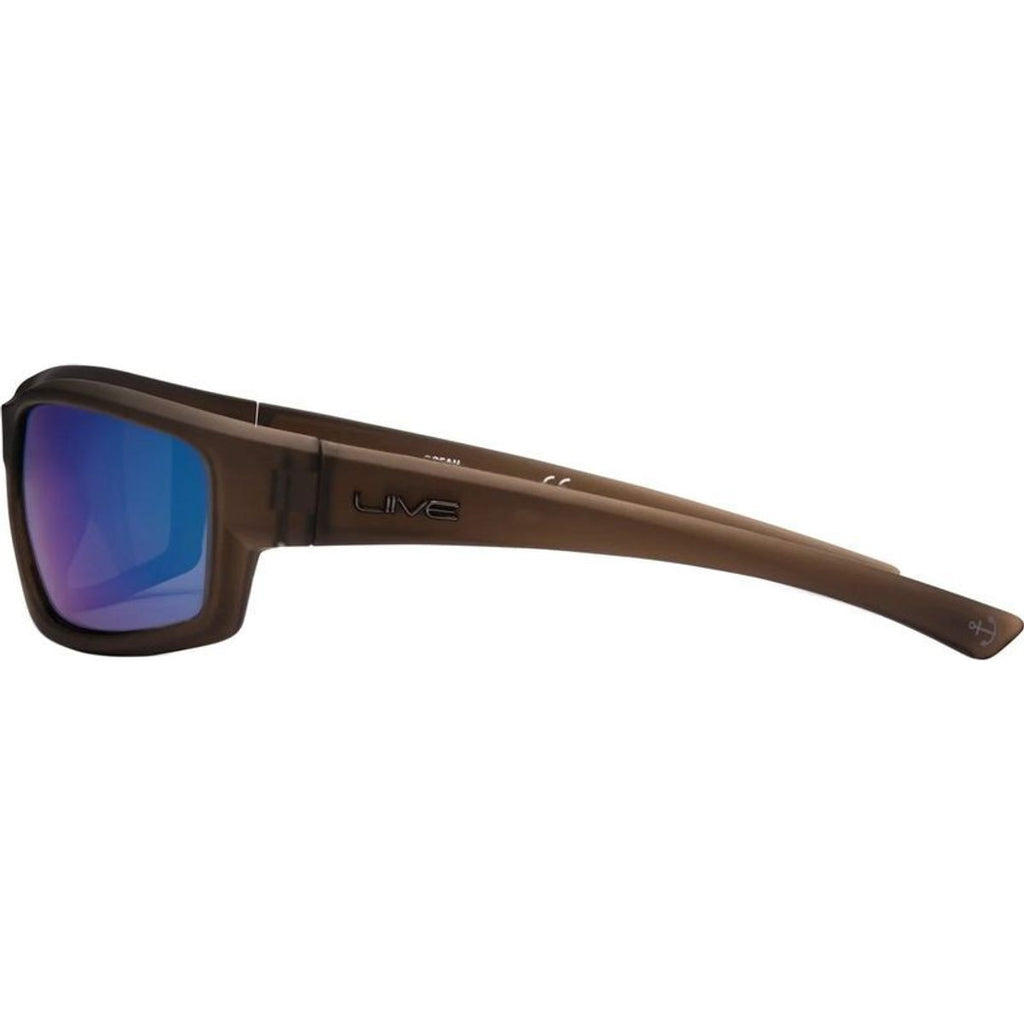 Long Tail, Matte Xtal Army/Green Mirror Polarised Lenses