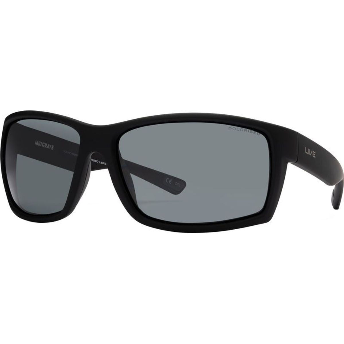 Musgrave X, Matte Black/Smoke Polarised Lenses
