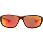 Pusher, Matte Black and Orange/Orange Mirror Lenses