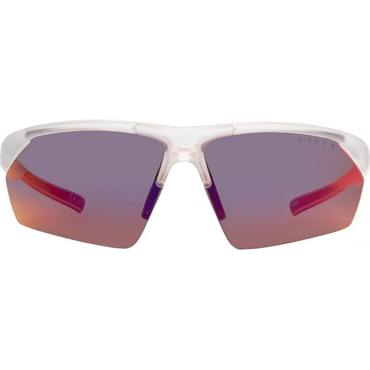 React X, Matte Xtal/Red Mirror Lenses
