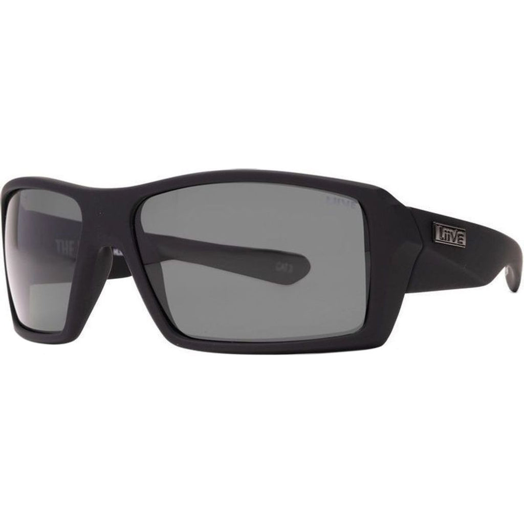 The Edge, Matte Black Floating/Smoke Polarised Lenses