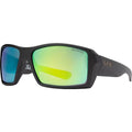 The Edge, Matte Xtal Smoke Floating/Green Mirror Polarised Lenses