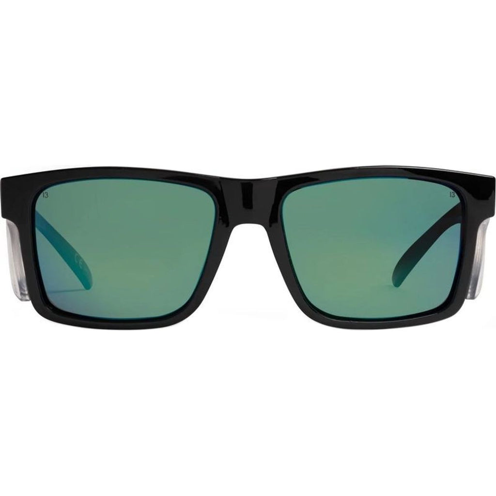 Tradie X Safety, Black/Green Mirror Polarised Lenses