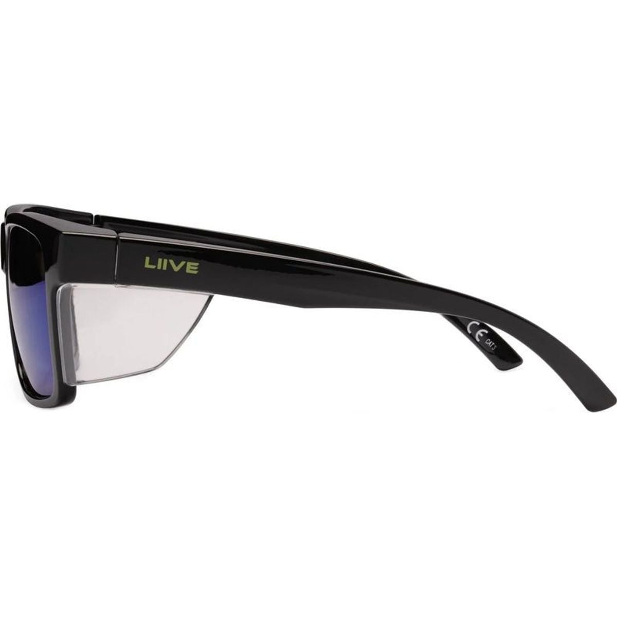 Tradie X Safety, Black/Green Mirror Polarised Lenses