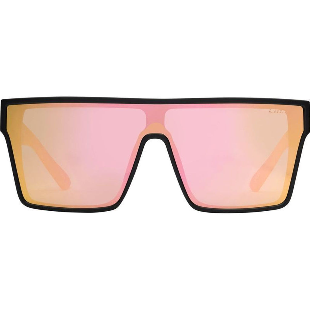 Wasteland, Matte Black/Pink Mirror Lenses